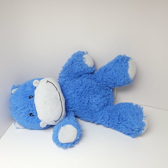 Little Miracles Blue Hippo Plush Hippopotamus Stuffed Animal Toy Lovey Costco - Picture 7 of 11